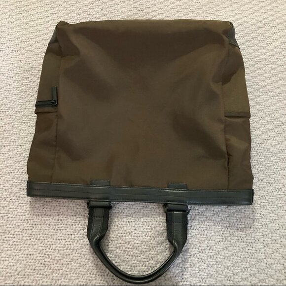 SAMSONITE Vertical Tote Brown w/ Orange lining Side Front Pockets - Picture 9 of 9